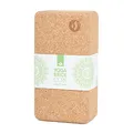 Produktbild: Bodhi Yoga Block Kork Brick | Einzeln & als Set | 100% Naturkork – Universal Yogaklotz | Umweltfreundlich & Nachhaltig | Tool für deine Asanas, Stretching & Regeneration | 230x120x75 mm