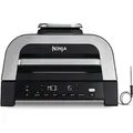 Produktbild: Ninja DG551EU 6-in-1 MAX Grill und Heißluftfritteuse - Schwarz/Silber