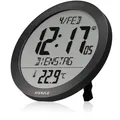 Produktbild: Funkwanduhr Tischuhr mit Temperaturanzeige 18,7 cm Display DCFZeit Datum 2 We...