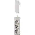 Produktbild: 104566 Steckdosenleiste Weiß Flachstecker 1 St. - Nvb