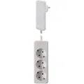 Produktbild: NVB 104566 Steckdosenleiste Weiß Flachstecker 1 St.