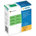 Produktbild: Herma Nummernetiketten 4805 10 x 22mm grün 3000 Stück