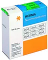 Produktbild: HERMA Nummernetikett, 3fach, 000. - 999, selbstklebend, Papier, 22 x 10 mm, grün, Druckfarbe: schwarz (1.000 Stück), Sie erhalten 1 Packung á 1000 Stück