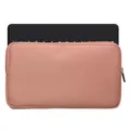 Produktbild: kwmobile Bluetooth Tastatur Cover kompatibel mit Logitech Keys-to-GO Hülle - Nylon Schutzhülle für Keyboard - Nylon Tasche mit Zipper - Pastell Pfirsich