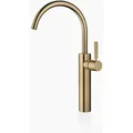 Produktbild: Dornbracht META Waschtisch-Einhandbatterie mit erhöhtem Standfuß, ohne Ablaufgarnitur, Ausladung 201mm, 33534661-39, Farbe: Dark Brass gebürstet