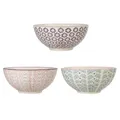 Produktbild: Bloomingville Maya Schalen 3er Set 650ml Keramik Müslischalen Müslischüsseln