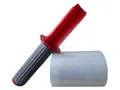 Produktbild: 2 Rollen Mini Stretchfolie 100mm x 150m 20my + Abroller