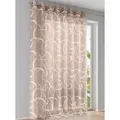 Produktbild: Gardine HEINE HOME Gr. 4, taupe, weiß, B:270cm H:245cm, Polyester, Gardinen, Gardine