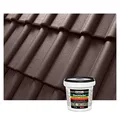 Produktbild: Isolbau Dachfarbe - 1.5 kg RAL Farbe Fassadenfarbe Nano Dachlack Sockelfarbe Wetterfest - Lösemittelfrei, Wasserdicht, UV-beständig - Braun