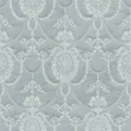 Produktbild: Vlies Satintapete rasch Trianon Klassik Barock blaugrau weiß 570830 (4,43€/1qm)