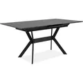 Produktbild: Kulissentisch >Haro< ausziehbar bis 200cm, Nachbildung Stein dunkel - 160/200x76x90cm (BxHxT - Schwarz