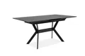 Produktbild: freiraum Kulissentisch Haro, ausziehbar bis 200cm, Dekor Stein dunkel - 160/200x76x90cm (BxHxT