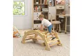 Produktbild: AIYAPLAY Klettergerüst, (2 in 1 Kletterbogen, 1-St., Kletterspielzeug aus Holz), für Kinder 2-4 Jahre, Indoor, Naturholz