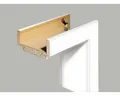 Produktbild: Komplettzarge Pertura CPL weiß (ähnlich RAL 9010) 198,5x86,0x26,5 cm Rechts