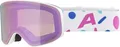 Produktbild: ALPINA FERNIE Q-LITE Schneebrille 2026 white/confetti matt/rose mirror