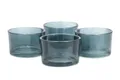 Produktbild: Creativery Teelichthalter, Teelichtgläser klein 51x33mm silber / grau 4er Set