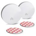 Produktbild: 2er Set Rauchmelder 10 Jahre Batterie Magnet, VdS + EN 14604 Feuermelder SEBSON