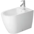Produktbild: Duravit ME by Starck Stand-Bidet, Ausladung 600mm, back to wall, 22891032001, Farbe: Weiß Seidenmatt mit Wondergliss