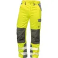 Produktbild: Warnbundhose Paris, Gr. 58, gelb/grau