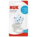 Produktbild: NUK Schnullerbefestigung NUK Schnullerkette – Stern Motiv, Praktisch & Sicher, (1-tlg) blau