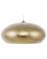 Produktbild: Ovale Pendelleuchte Metall gold Limnatis