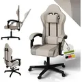Produktbild: Gamingstuhl HyperSeat, höhenverstellbar, drehbarer Bürostuhl, ergonomisch, verstellbare Rückenlehne, PVC-Kunstleder, belastbar 120 kg –