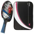 Produktbild: Butterfly Tischtennisschläger 1x Timo Boll Black 85031 + Drive Case 2, Tischtennis Schläger Set Tischtennisset Table Tennis Bat Racket