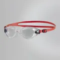Produktbild: Speedo Futura Classic Schwimmbrille Kinder UV-Schutz Anti-Beschlag Rot/Transpare