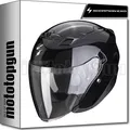 Produktbild: SCORPION JETHELM FÜR MOTORRAD EXO-230 SOLID SCHWARZ M