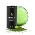 Produktbild: Moya Matcha | Bio Matcha Tee Pulver aus Japan | 30g Premium Ceremonial Grade | Organisch Gewachsen und Geerntet in Uji,Japan | Ideal für die japanische Teezeremonie mit Wasser | Zeremonie-Qualität