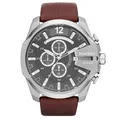 Produktbild: ⌚ Herrenarmbanduhr Diesel DZ4290 – Mega Chief – Chronograph, silbernes Gehäuse