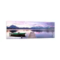 Produktbild: Panorama Bilder auf Glas 160x50cm Glasbild See Berge Wasser Groß XXL Wanddeko Bild im Glas Schlafzimmer Küche Wandbilder Dekoration Wohnzimmer Modern Wall Decor Wand Kunstdruck Art GAB160x50-3671