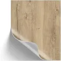 Produktbild: d-c-fix Möbelfolie 10€/qm selbstklebende Folie Holzoptik Klebefolie Möbel Küche Deko, Designfolie - Zuschneidbar, abwischbar & rückstandslos entfernbar braun 90 cm x 210 cm