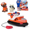 Produktbild: PAW PATROL Fire Rescue - Zumas Feuerwehr-Rettungsboot mit Zuma Hundefigur und Waschbärenfigur, Spielzeug für Kinder ab 3 Jahren