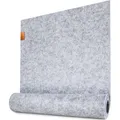 Produktbild: Miqio Tischläufer waschbar, hellgrau-graumeliert, aus Filz, 40 x 150 cm