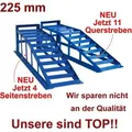 Produktbild: Auffahrrampe Rampe PKW 2x blau bis 225er Räder extra breit 2000 kg pro Paar - Blau