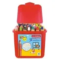 Produktbild: Buntstift, Wasserfarbe & Wachsmalkreide - STABILO woody 3 in 1 - 38er Pack mit Spitzer und Pinsel - mit 38 verschiedenen Farben