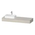 Produktbild: Duravit Konsole Qatego 160x55x17cm, Tau ma, 1 Ausschn, Beck. li