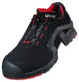 Produktbild: Uvex 1 Extended Support Arbeitsschuhe 85162 - Sicherheitsschuhe S3 SRC ESD - Gelochter Arbeitsschuh für Damen & Herren - Sicherheitsschuh mit Kunststoffkappe für Frauen, Rot / Schwarz, 37 EU