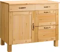 Produktbild: Home affaire Unterschrank Alby Breite 100 cm, 1 Tür, 4 Schubladen