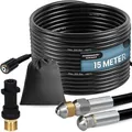 Produktbild: McFilter Rohrreinigungsset Universal HKM-A02, für Hochdruckreiniger K2 bis K7 Serie, Länge: 15m