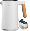 Produktbild: Balter Wasserkocher hochwertiger Teekocher aus Edelstahl, 1.5 l, 2200,00 W, kabelloser Wasserkocher mit Temperatureinstellung, BPA frei