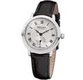 Produktbild: Regent Quarzuhr REGENT Damen Armbanduhr GM-1440 silber D.28mm kleine Sekunde Lederband