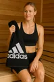 Produktbild: adidas Unisex Herren Damen Saunatuch Swim S Handtuch schwarz-weiß 100 x 50cm
