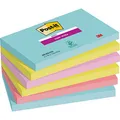 Produktbild: Post-it Super Sticky Cosmic Haftnotizen extrastark farbsortiert, 6 Blöcke