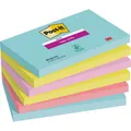 Produktbild: Post-it® Super Sticky Cosmic Haftnotizen extrastark farbsortiert, 6 Blöcke