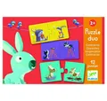 Produktbild: DJECO Spiel Puzzle Gegensätze 12x2 Teile