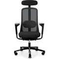 Produktbild: HAG SoFi 7500 Mesh Black Edition mit Kopfstütze und Slideback Xtreme Schwarz Bürodrehstuhl