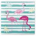 Produktbild: Sovie HOME Serviette Flamingo aus Linclass® Airlaid 40 x 40 cm, 12 Stück