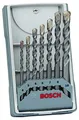 Produktbild: Bosch CYL-3 Betonbohrer Set (Für Beton, Ø 4/5/6/6/7/8/10 mm, Zubehör Schlagbohrmaschine), 7-teiliges